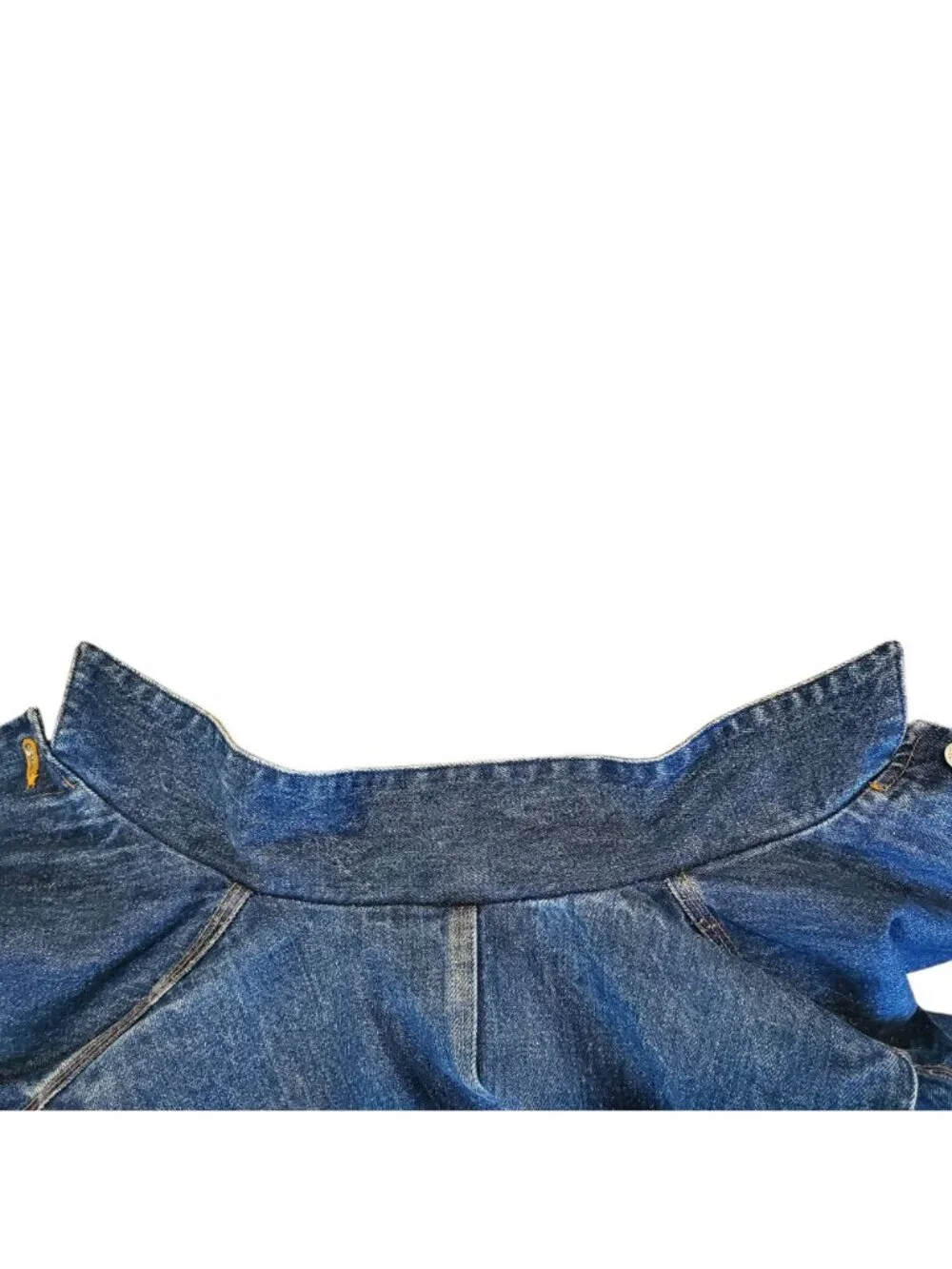 Vtg Polo Ralph Lauren Medium Denim Jacket Blanket Lined Wool Corduroy Made In US